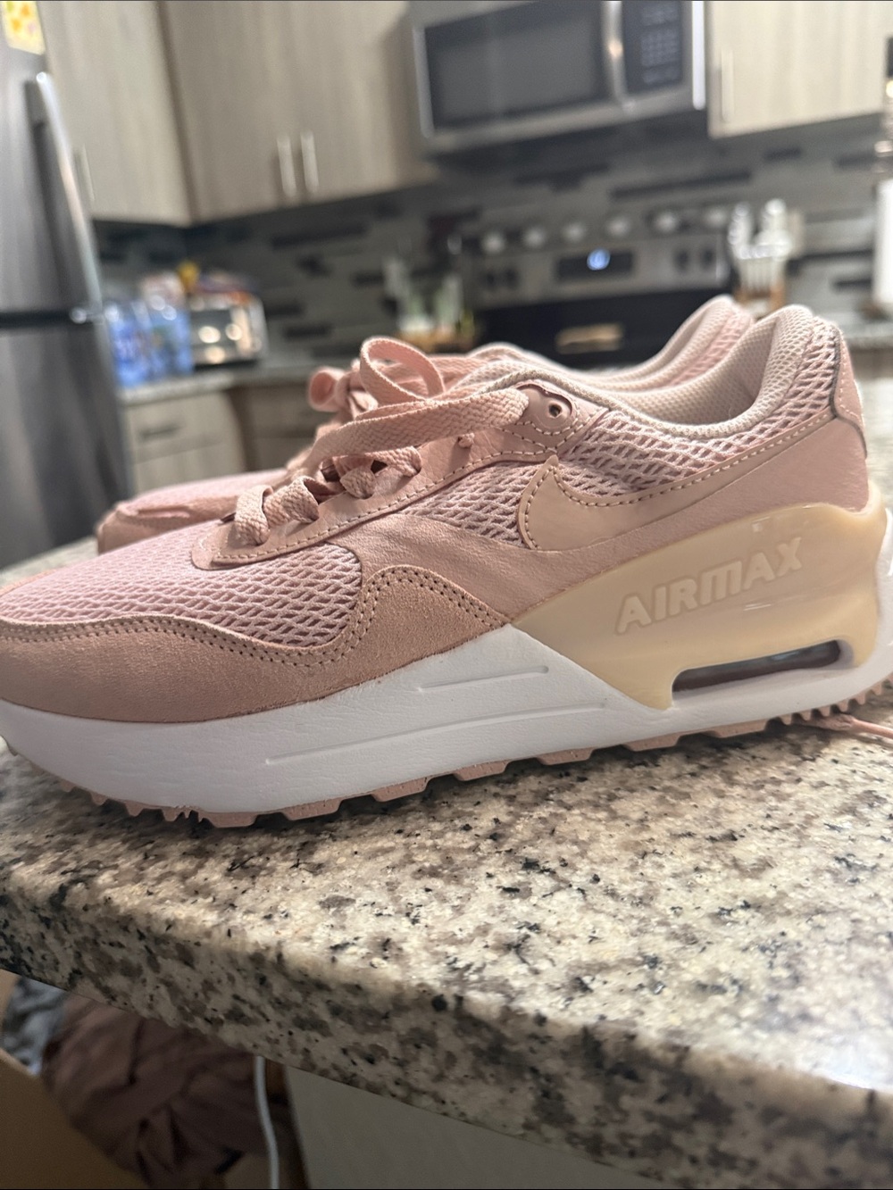 Nike Women's Blush Pink Air Max Casual Sneakers